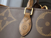 Monogram Giant On the Go MM Tote Brown Bag Daily Stuff