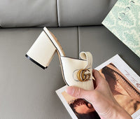 Marmont Metallic Leather GG Marmont Fringe Mules Daily Stuff