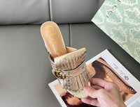 Marmont Metallic Leather GG Marmont Fringe Mules Daily Stuff