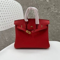 Women Hermes Birkin 30 Bag Cream White Leather Luxury Handbag Bag