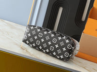 Cosmetic Pouch Monogram Canvas Bag Daily Stuff